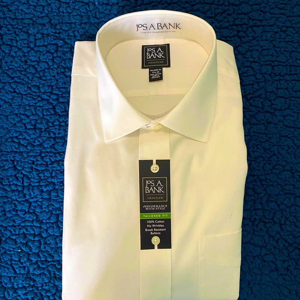 NWT JoS A Bank Men’s Travelers Tailored Fit Shirt